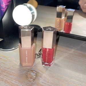 Fenty gloss and keychain